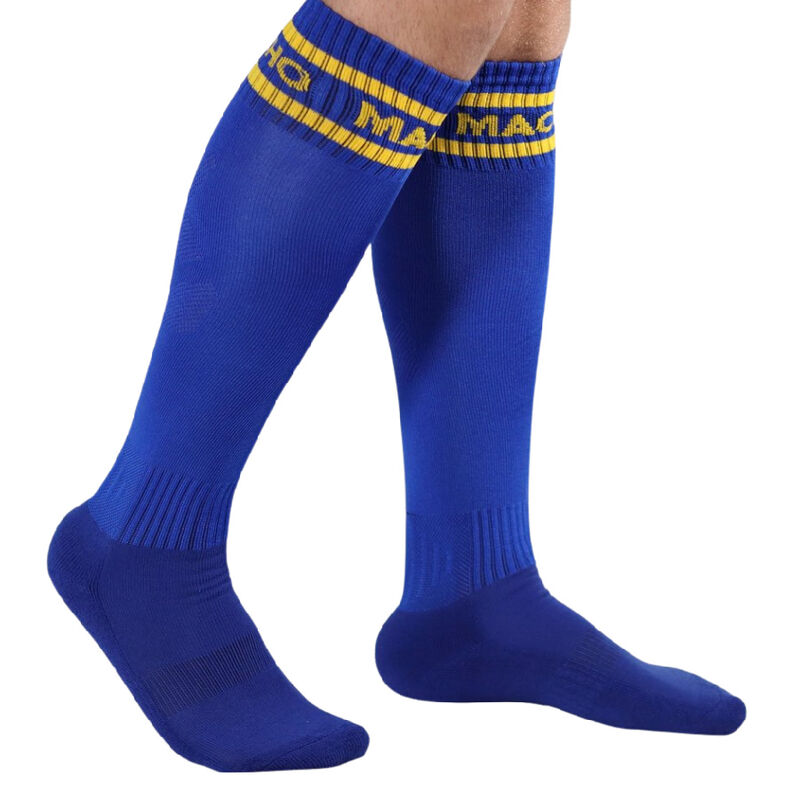 Macho Underwear-Macho Male Lange Socken im Fußball-Stil