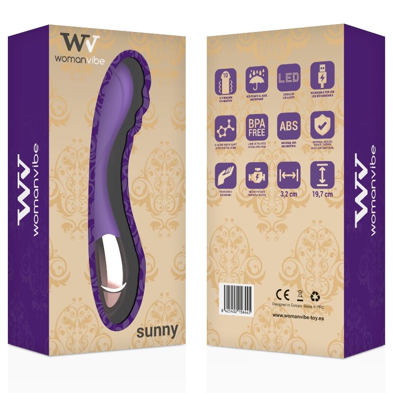 Womanvibe-Sunny G-spot in Silikon Wiederaufladbar, Gold · Vibratoren (Bild 2)