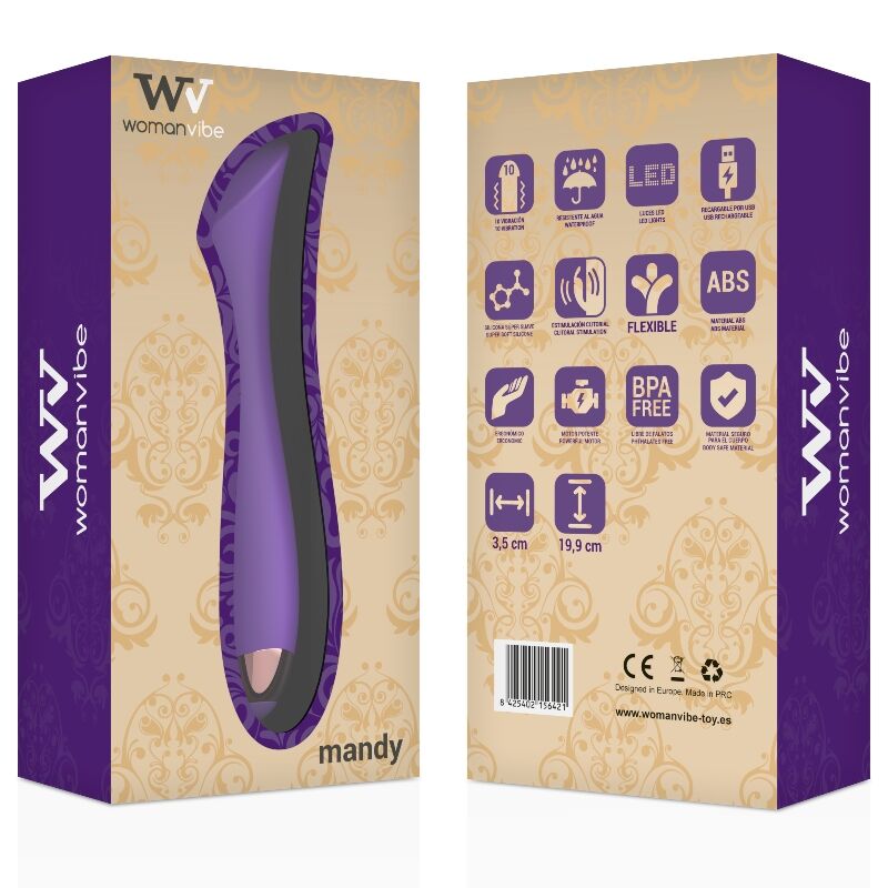 Womanvibe-Mandy „k“ Punkt Vibrator Silikon Wiederaufladbar-10 · Vibratoren (Bild 2)
