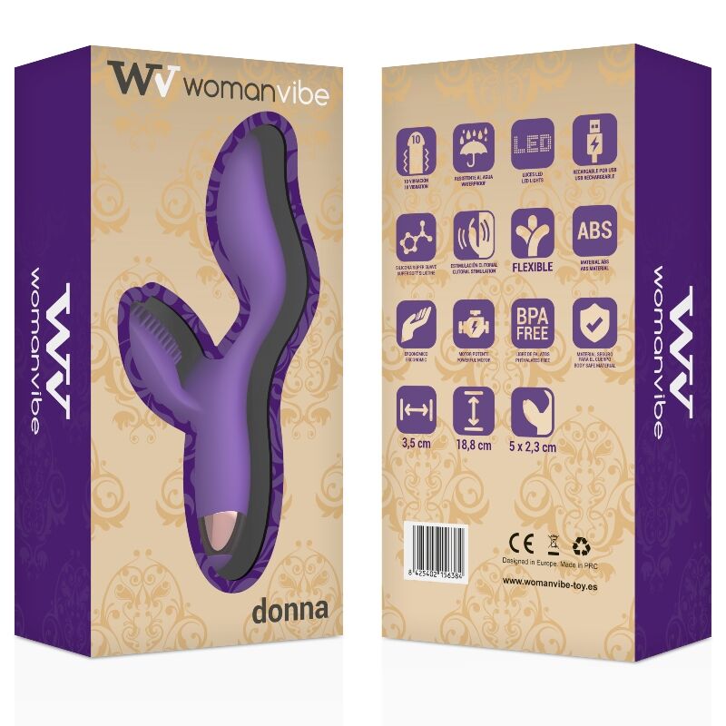 Womanvibe-Frau Vibrator Wiederaufladbar Silikon-10 Geschwindigkeiten · Vibratoren (Bild 2)