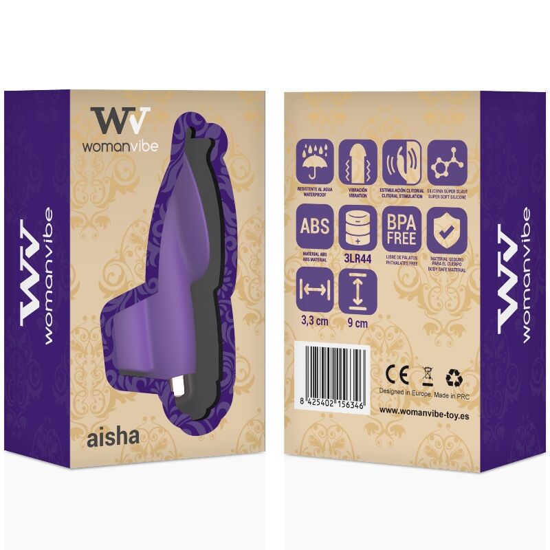 Womanvibe-Aisha Silikon Stimulator für Finger-Silent · Vibratoren (Bild 2)