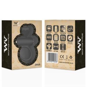 Womanvibe-Zeus Ring Vibrator Silikon-Silent · Sextoys (Bild 4)