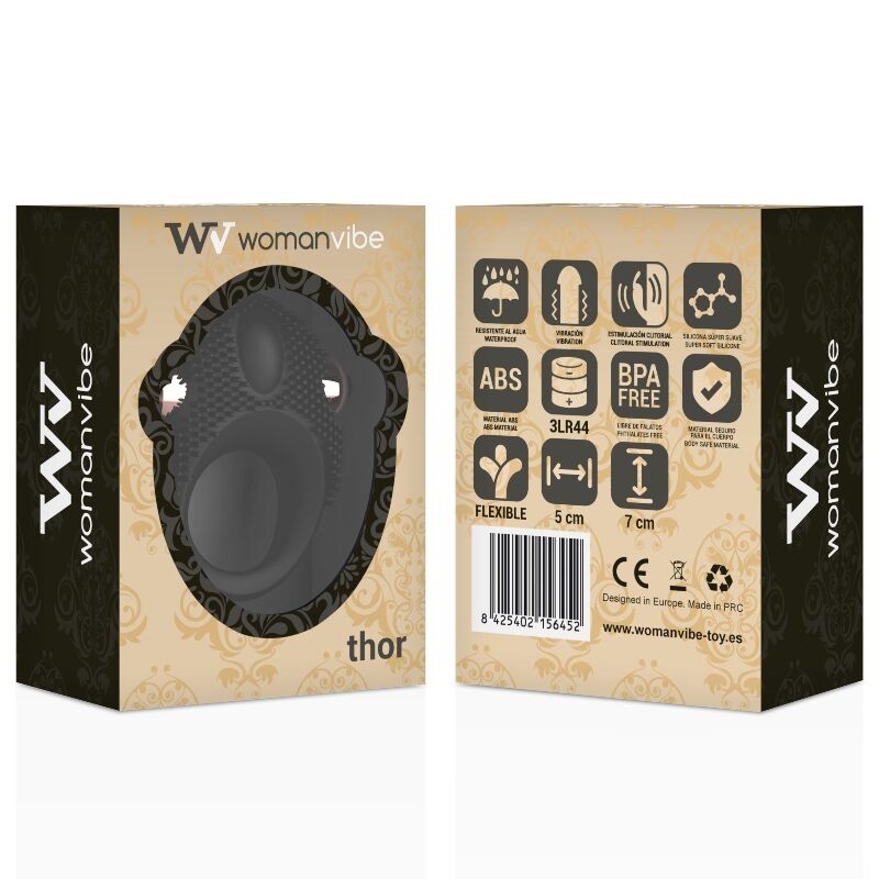 Womanvibe-Thor Ring Vibrator Silikon-Silent · Sextoys (Bild 2)