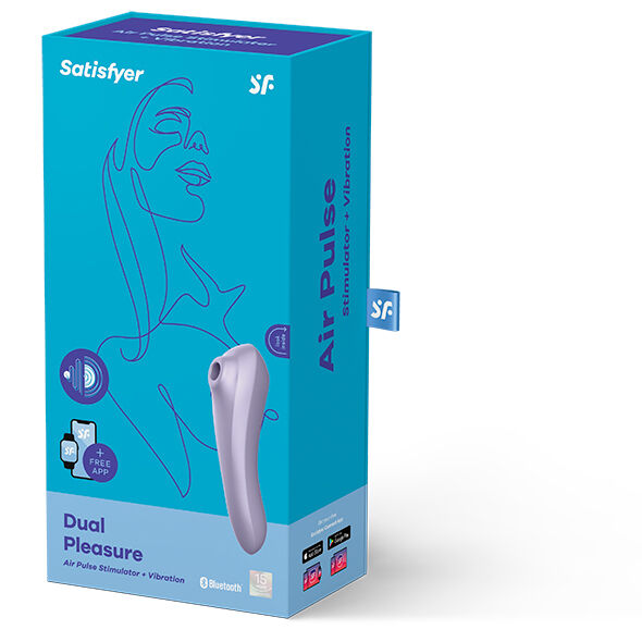 Satisfyer Connect-Dual Pleasure Air Pulse Vibrator Lila · Vibratoren (Bild 4)