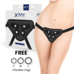 X Ray-Harness für Dildo mit Silikonring · Strap-on & Harness