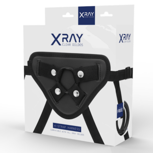 X Ray-Harness für Dildo mit Silikonring · Strap-on & Harness (Bild 6)