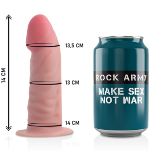 Rock Army-Harness + Dildo Realistisch Tiger Doppeldichte 14 cm · Strap-on & Harness (Bild 7)