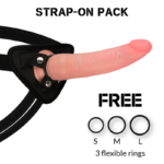 Rock Army-Harness + Dual Density Crusader 21.5 cm -o- 4.46 · Strap-on & Harness