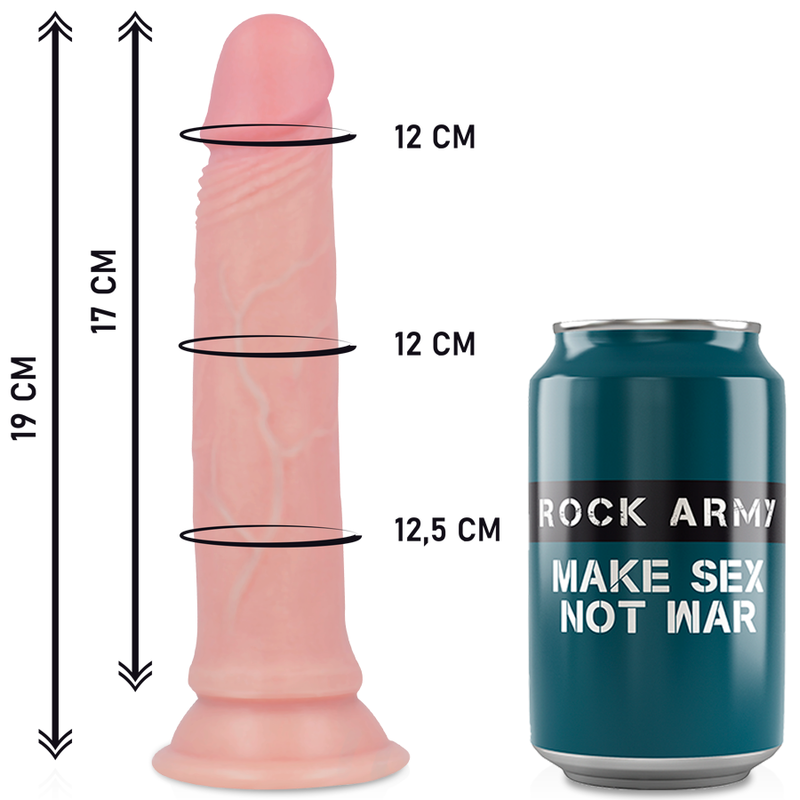 Rock Army-Harness + Liquid Silikon Dildo Premium Avenger 19 cm · Strap-on & Harness (Bild 8)