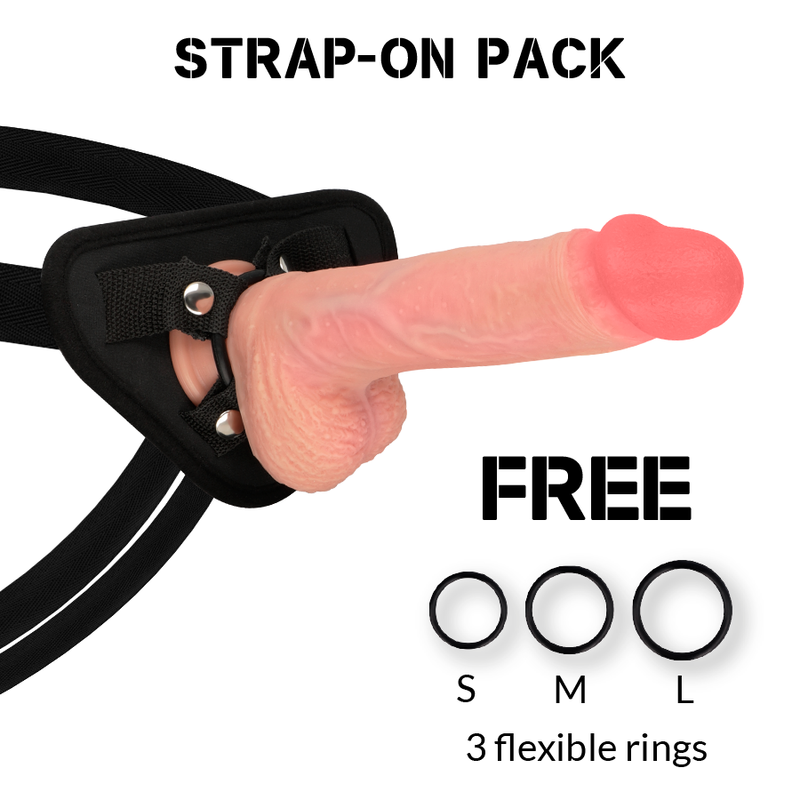 Rock Army-Harness + Premium Flüssigsilikon Spitfire Realistisch