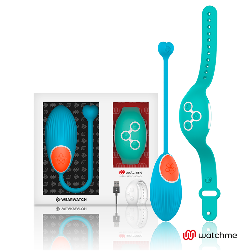 Wearwatch-Watchme Technology Vibro-Ei mit Fernbedienung-Blau