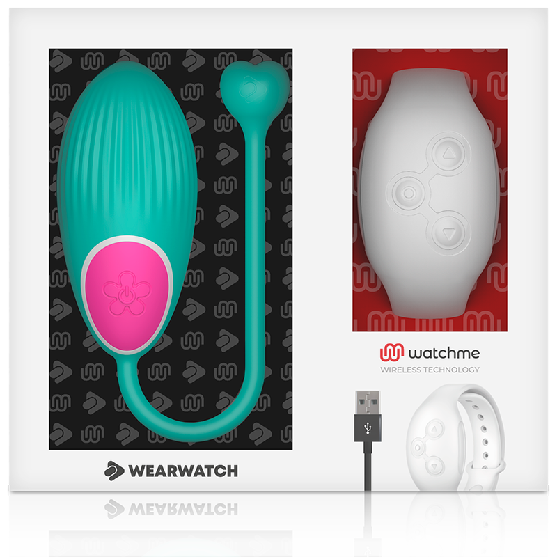 Wearwatch-Egg mit Fernbedienung Watchme Seawater/Snow-Silikon, 7 · Vibratoren (Bild 5)