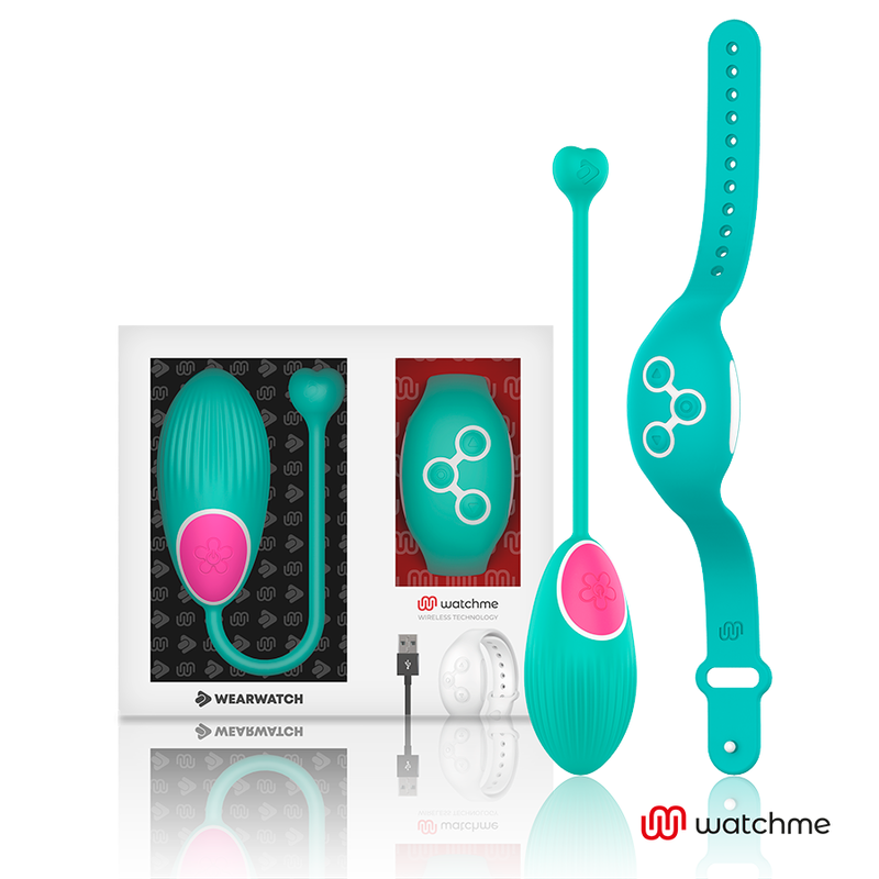 Wearwatch-Egg mit Fernbedienung Watchme Seawater-Silikon, 7 Stufen