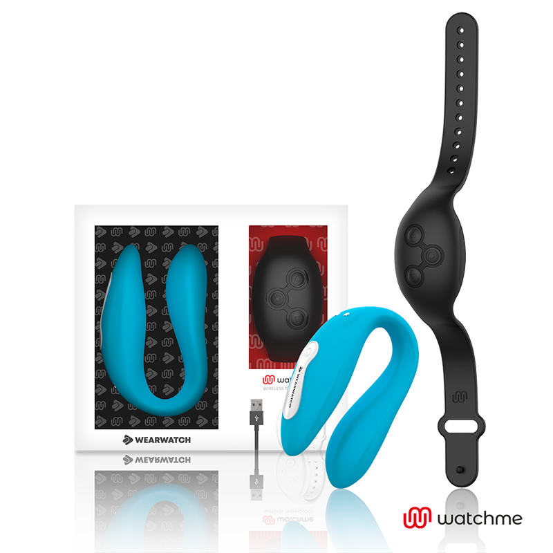Wearwatch-Watchme Vibrator mit doppelter Technologie Indigo/Jet-7 Geschwindigkeiten · Vibratoren