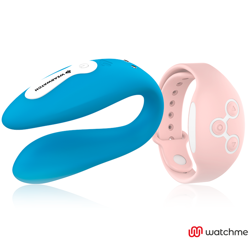 Wearwatch-Watchme Dual Technology Vibrator Indigo/Pink-Silikon · Vibratoren (Bild 5)