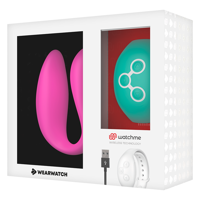 Wearwatch-Vibrator Watchme Dual-Fuchsia-Technologie · Vibratoren (Bild 2)