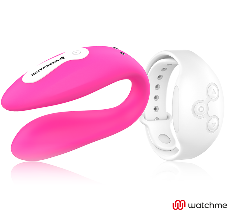 Wearwatch-Watchme Dual Vibrator Fuchsia/Snow-Silikon-Technologie · Vibratoren (Bild 6)