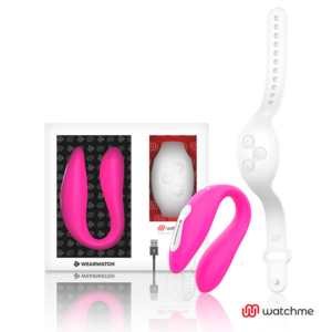 Wearwatch-Watchme Dual Vibrator Fuchsia/Snow-Silikon-Technologie · Vibratoren