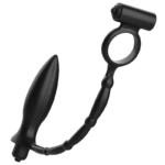 Addicted Toys-Analplug mit Vibrator-Silikonring, Wasserdicht · Sextoys