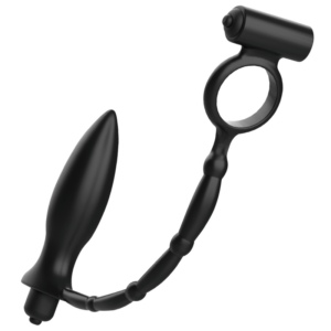 Addicted Toys-Analplug mit Vibrator-Silikonring, Wasserdicht · Sextoys