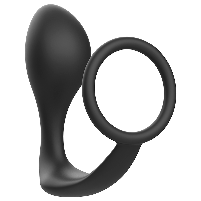 Addicted Toys-Analplug mit Silikonring Schwarz · Sextoys (Bild 2)