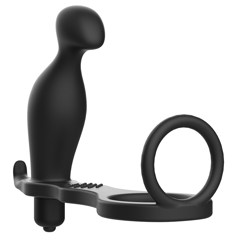 Addicted Toys-Analplug mit Silikonring Schwarz 12 cm-Waterproof · Sextoys