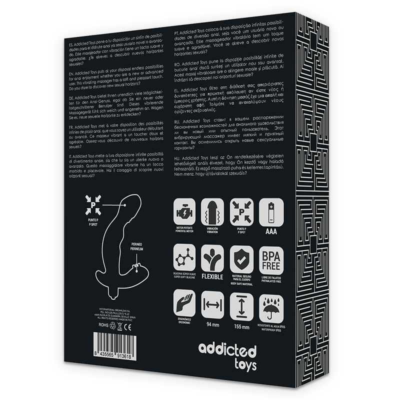 Addicted Toys-Stimulator anal für Silikon Prostata · Sextoys (Bild 7)