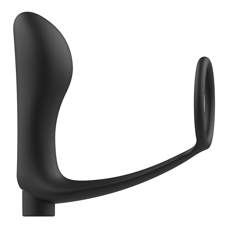 Addicted Toys-Penis Ring mit Analplug mit Fernbedienung, Schwarz · Vibratoren (Bild 3)