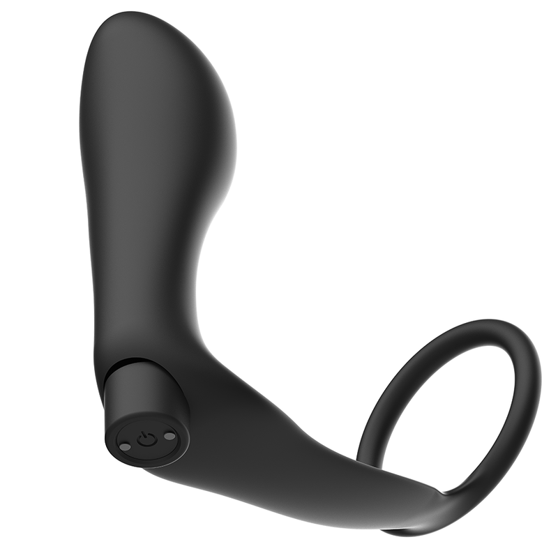 Addicted Toys-Penis Ring mit Analplug mit Fernbedienung, Schwarz · Vibratoren (Bild 4)