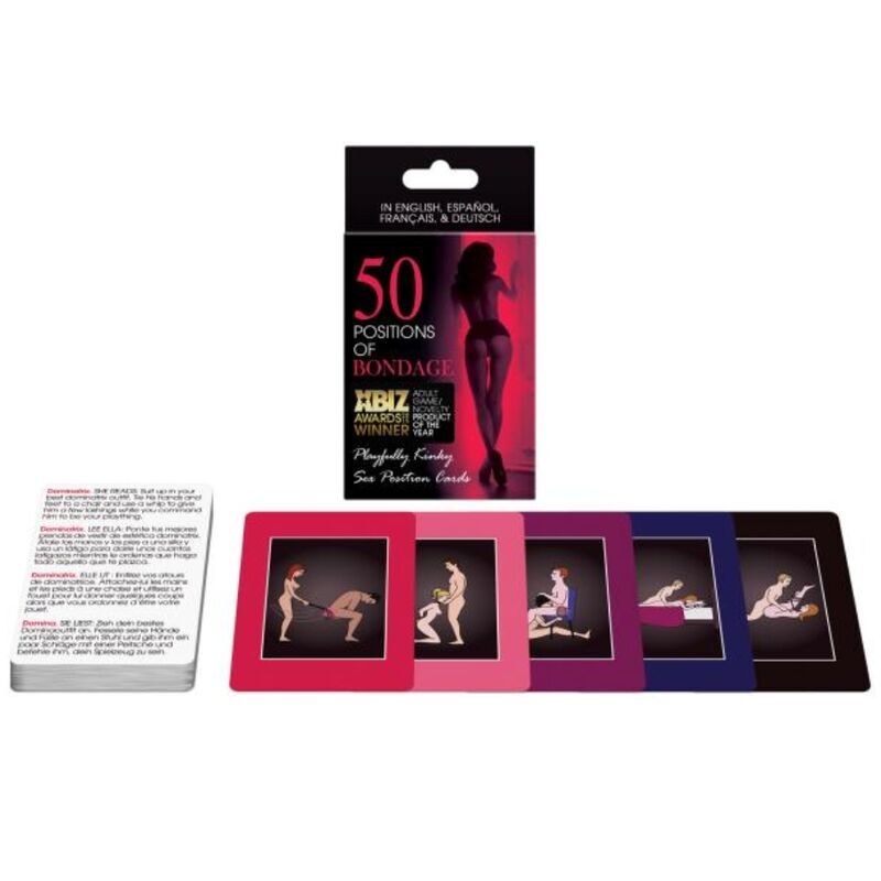 Kheper Games-50 Bondage-Positionen, Kartenpaket · Spiele & Geschenke (Bild 2)
