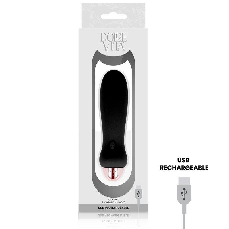 Dolce Vita-Vibrator Wiederaufladbar Five 7 Geschwindigkeit-Silikon · Vibratoren (Bild 2)