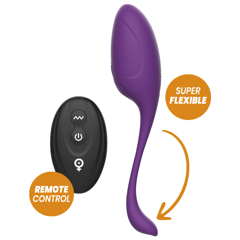 Rewolution-Revovo Ei Vibrator mit Fernbedienung-Silikon, 10 Geschwindigkeiten · Vibratoren (Bild 4)
