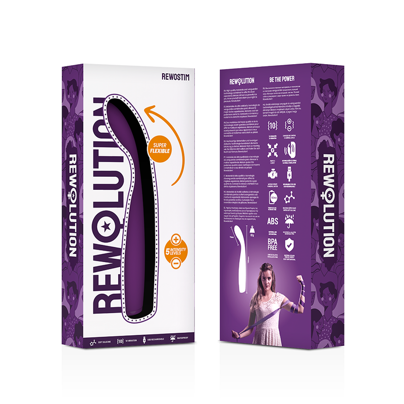 Rewolution-Rewostim Vibrator Flexibel-10 Geschwindigkeiten, Wiederaufladbar · Vibratoren (Bild 8)