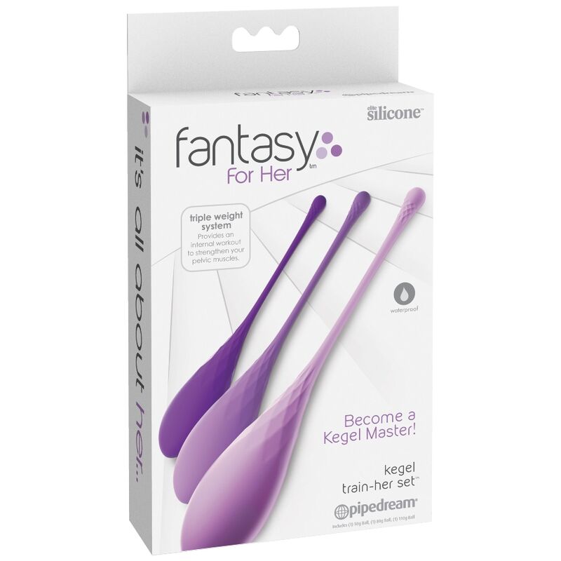 Fantasy For Her-Kegel-Silikon-Kugelset, Wasserdicht · Vibratoren (Bild 2)