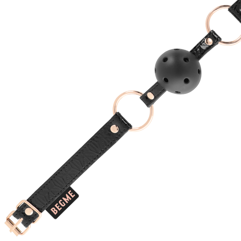 Begme Black Edition-Black Edition Kugelbiss aus veganem Leder · Sextoys (Bild 3)