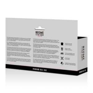 Begme Black Edition-Black Edition Kugelbiss aus veganem Leder · Sextoys (Bild 5)