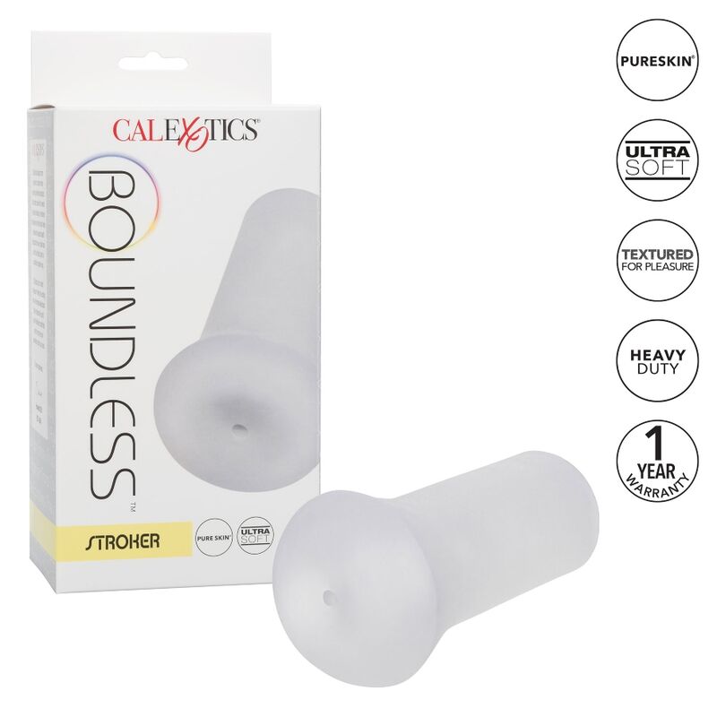 Calexotics-Boundless Stroker Transparent-TPE, Wasserdicht · Sextoys (Bild 2)