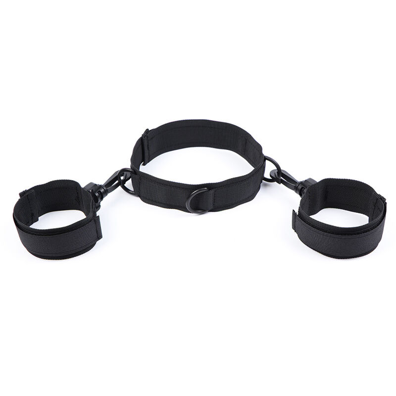 Ohmama Fetish-Handschellen und Nylon Halsband · Sextoys (Bild 3)