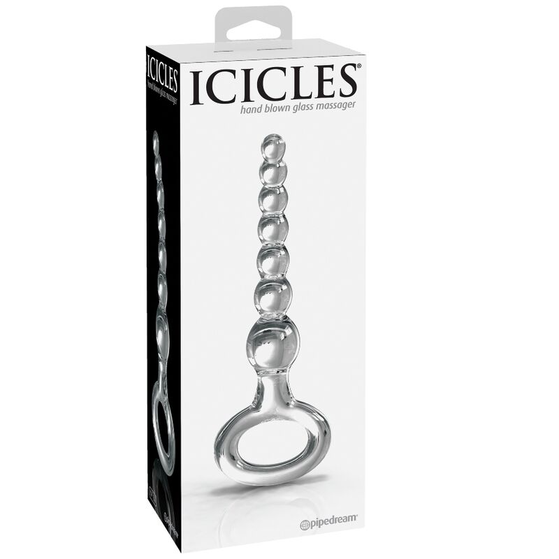 Icicles-Nr. 67 Analplug aus Glas – Pipedreams · Spielzeug aus Glas & Metall (Bild 2)