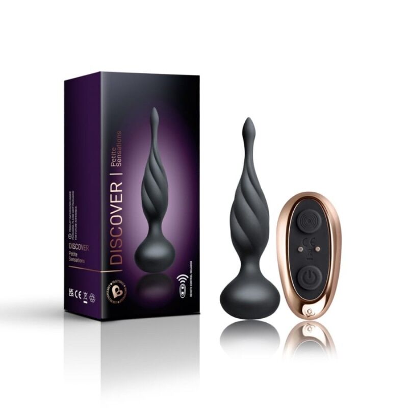 Rocks-Off-Discover Stimulator anal, Schwarz-Silikon, 10 Geschwindigkeiten · Vibratoren (Bild 2)