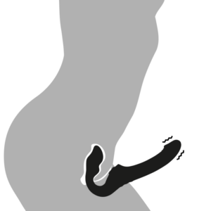 Ibiza Technology Vibrator ohne Schulterträger mit 3-Motor-Fernbedienung · Strap-on & Harness (Bild 4)