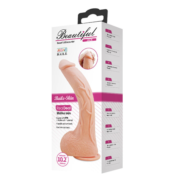 Baile Dildos-Schöne Jack 26 cm-TPR, Saugnapf · Sextoys (Bild 5)