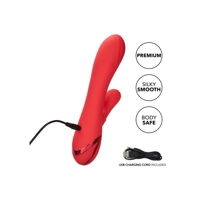 Calexotics-Palisades Passion Red-Silikon, 10 Geschwindigkeiten, Wiederaufladbar · Vibratoren (Bild 2)