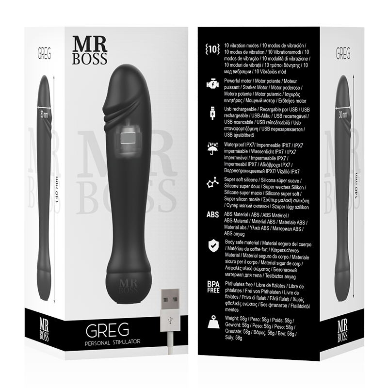 Mr. Boss-Greg Personal Stimulator USB, IPX7 Beständig · Vibratoren (Bild 2)