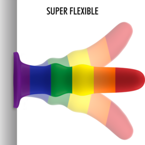 Mythology-Kuno Pride Dildo in Silikon Wiederaufladbar · Strap-on & Harness (Bild 4)