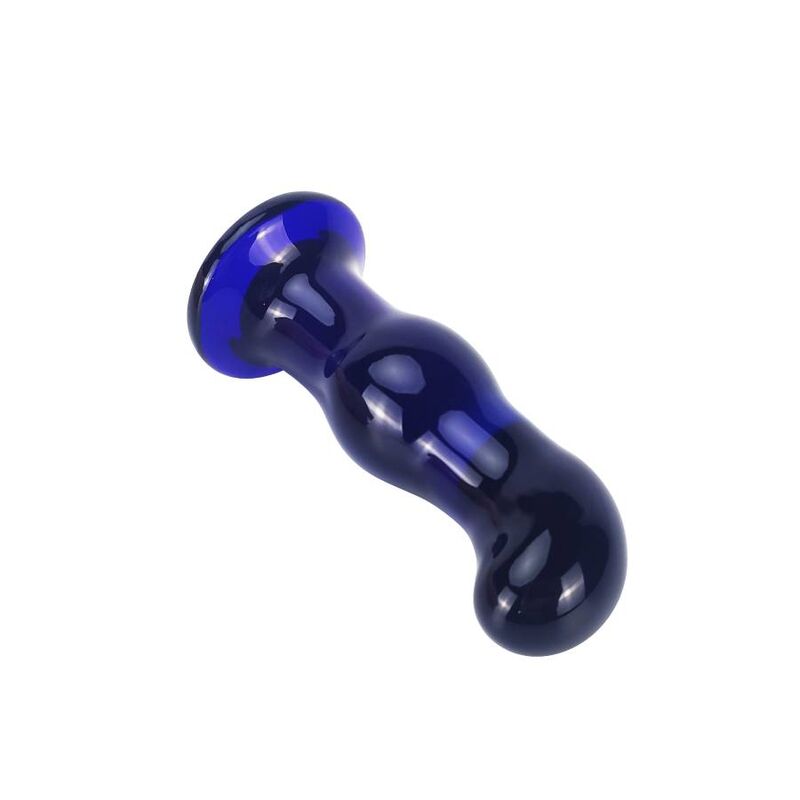 Toyjoy-The Gleaming Analplug Vibration in Glas-5 Geschwindigkeiten · Spielzeug aus Glas & Metall (Bild 5)