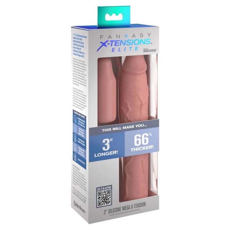 Fantasy X-Erweiterungs-Penishülle 22,86 cm + Remote-Erweiterung 7,62 · Penisringe & -hüllen