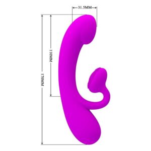 High Tech-Solo-Silikon Vibrator Klitoris Mit Suction, Lila-10 · Vibratoren (Bild 6)