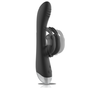 Black&silver-Dj. Adam Vibrator Rabbit Silikon Wiederaufladbar · Vibratoren (Bild 5)