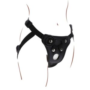 Get Real-Strap-on Pleasure Harness Schwarz-Silikon · Strap-on & Harness (Bild 3)